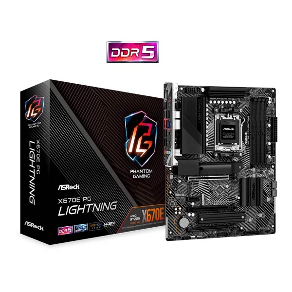 ASRock X670E PG Lightning Mainboard 90-MXBJ60-A0UAYZ