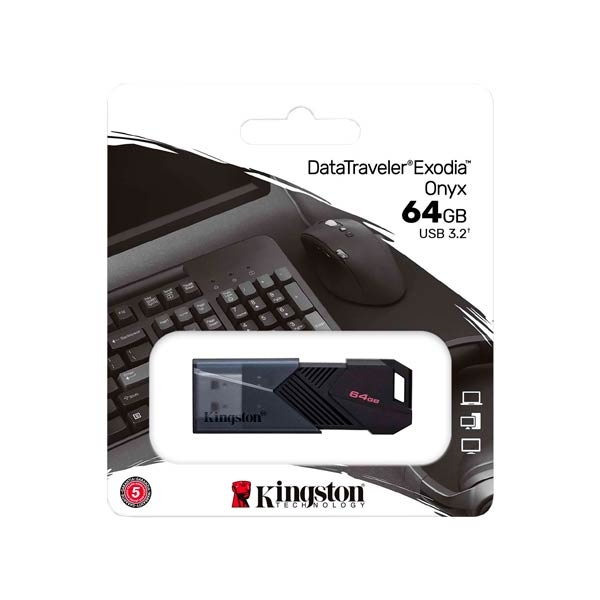 Kingston 64GB DataTraveler Exodia Onyx USB Flash Drive