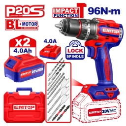 Cordless Impact Drill Driver 96 Nm Metal Chuck ECIDL20968