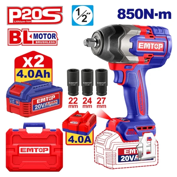 Cordless impact wrench ECIWL2085