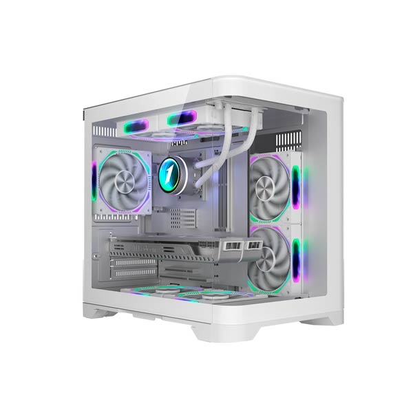 1stplayer Computer Case UV5-WH UV5-WH-2FCR-W-1FC-W
