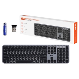 2E KS240 WL BT Gray Keyboard