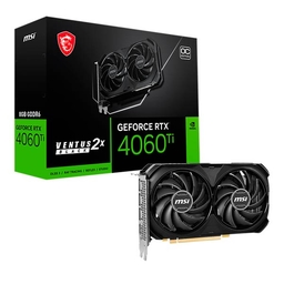 MSI GeForce RTX 4060 Ti VENTUS 2X BLACK 8GB OC