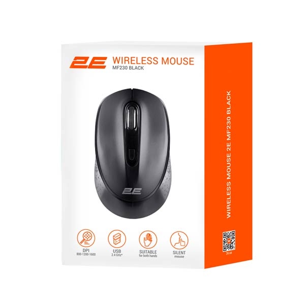 2E MF230 Wireless Black Mouse 2E-MF230WB