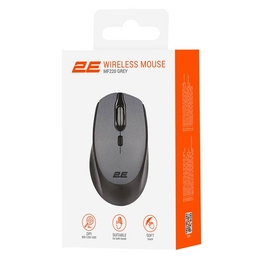 2E MF220 Wireless Gray Mouse 2E-MF220WB