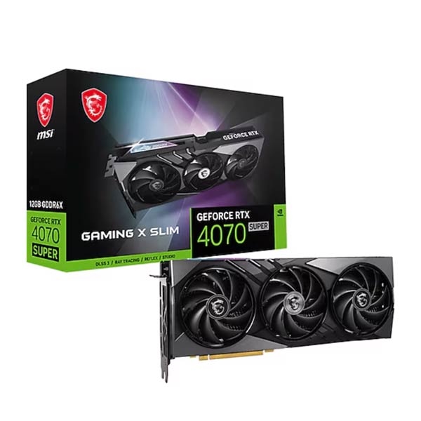 MSI GeForce RTX 4070 Super 12GB Gaming X Slim 