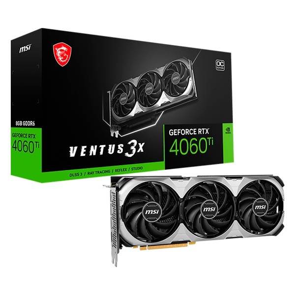 MSI GeForce RTX 4060 Ti VENTUS 3X 8GB OC