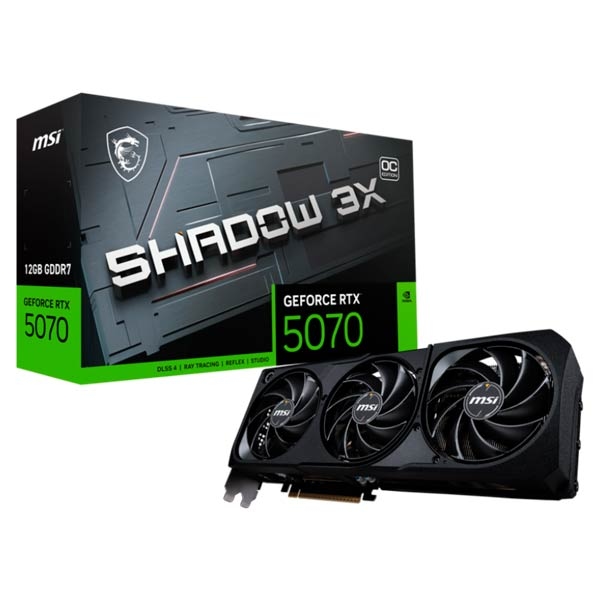 MSI GeForce RTX 5070 12GB SHADOW 3X OC