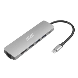 2E Hub USB-C 6in1 Slim Aluminum Multi-Port 2EW-2684