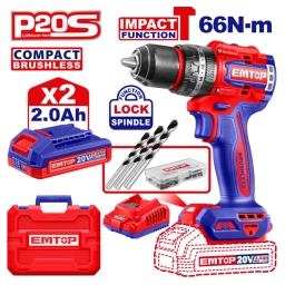 Compact Brushless Cordless Impact Drill ECIDL20668