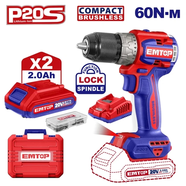 Compact Brushless Cordless Drill ECDL20602