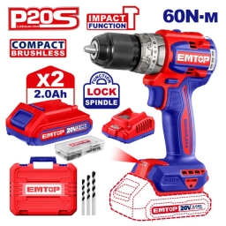 Compact Brushless Cordless Impact Drill ECIDL20602