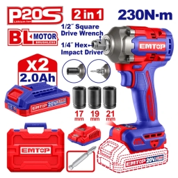 Cordless impact driver&wrench ECIWL20236