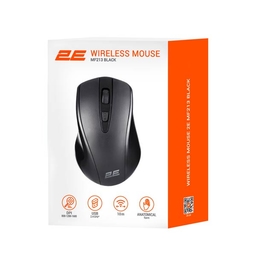 2E MF213 Wireless Black Mouse