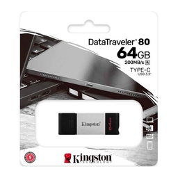 Kingston DataTraveler 80 64GB USB-C Flash Drive DT80/64GB
