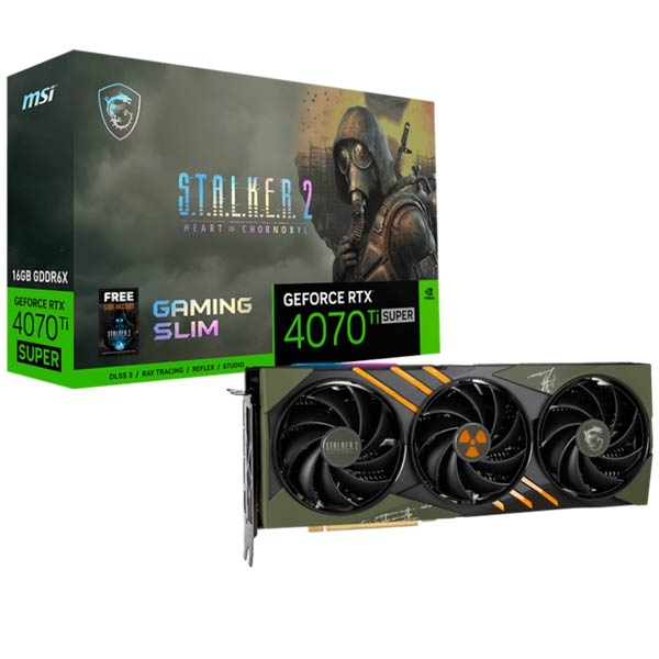 GeForce RTX™ 4070 Ti SUPER 16G GAMING SLIM STALKER 2 EDITION