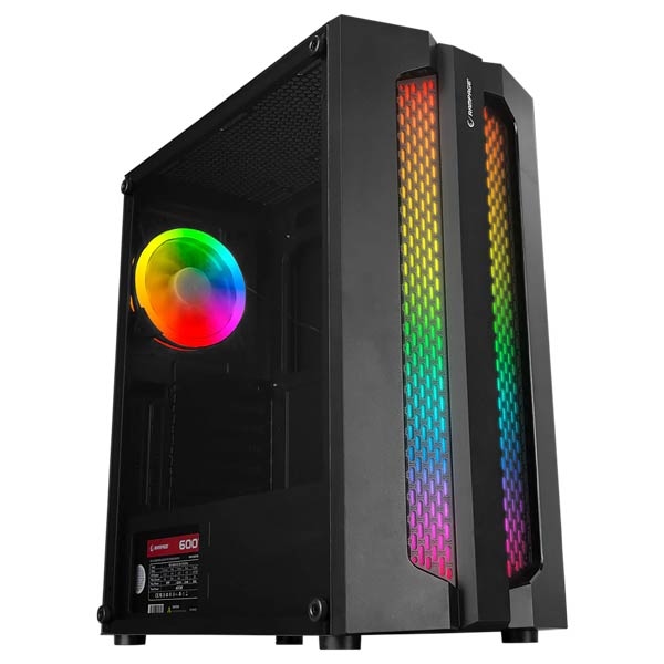 Rampage X-BASE 600W 80 Plus Bronze Gaming Case