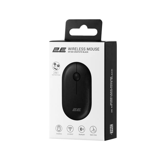 2E MF300 Silent WL BT Graphite Black