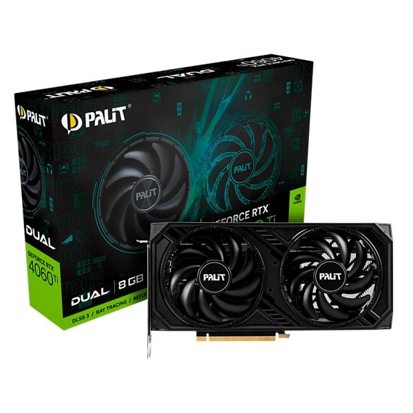 Palit GeForce RTX 4060 Ti Dual 8GB NE6406T019P1-1060D