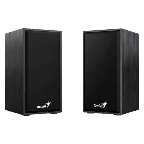 Genius SP-HF180 USB Wooden Black Stereo Speakers