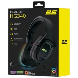 2E HG340 Gaming Headset Black 2E-HG340BK