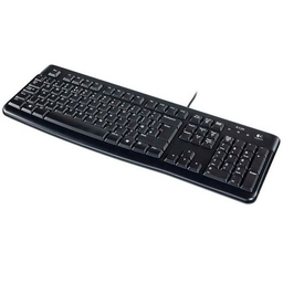 Logitech Corded Keyboard K120 Russian layout Black 920-002506