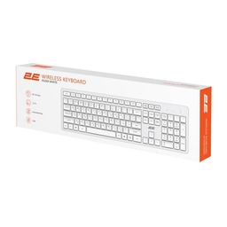 2E KS260 Membrane White Wireless Keyboard