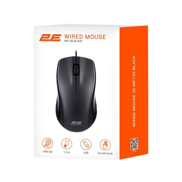 2E MF130 USB Black Mouse 2E-MF130UB