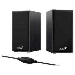 Genius SP-HF180 USB Wooden Black Stereo Speakers
