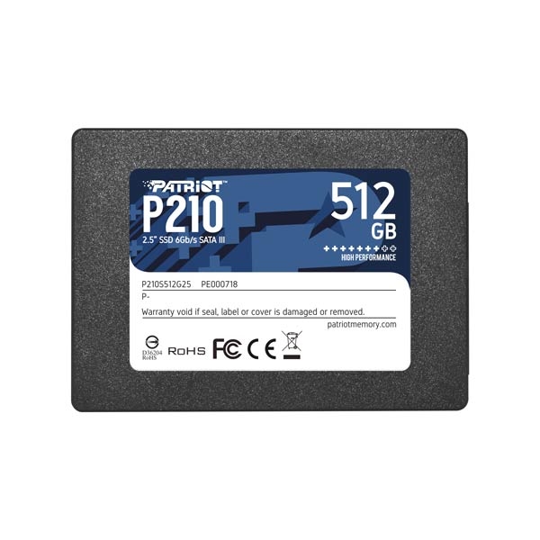 Patriot P210 512GB 2.5" SATA 3 SSD