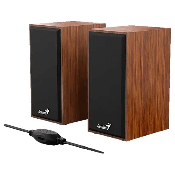 Genius SP-HF180 USB Wooden Stereo Speakers