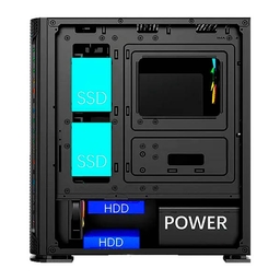Rampage TRAPPER 650W 80 Plus Bronze Gaming Case
