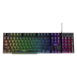 Klaviatura Ritmix RKB-200BL Black Gaming