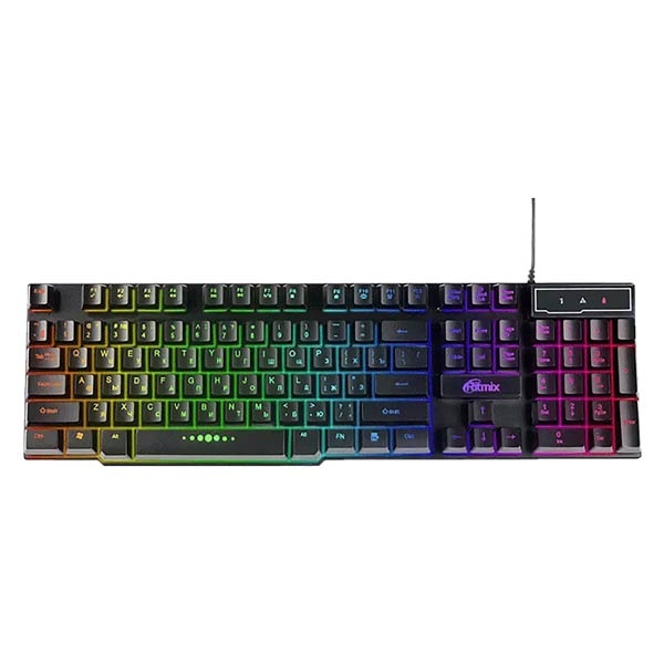Klaviatura Ritmix RKB-200BL Black Gaming