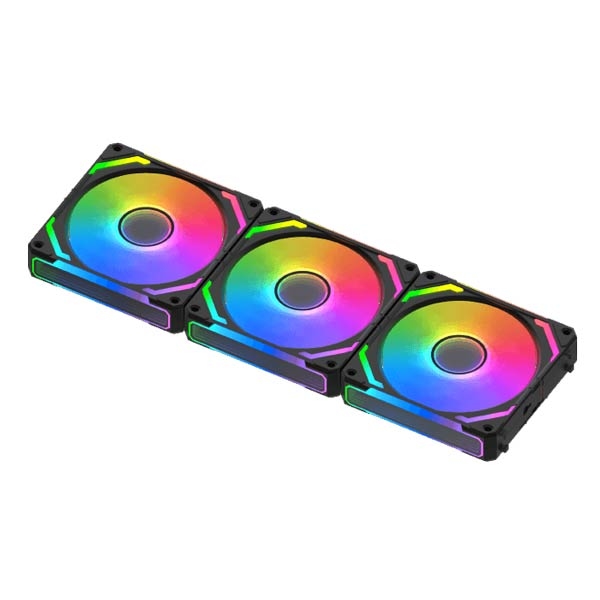 Xigmatek Starlink Ultra 3-Pack Black Case Cooler