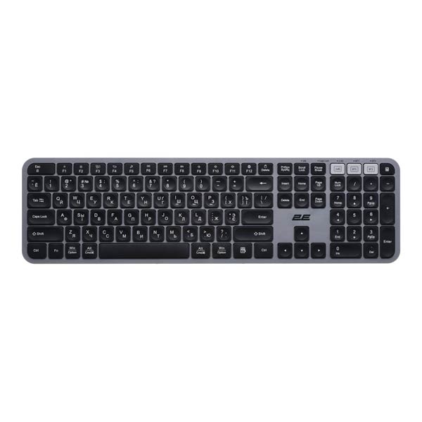 2E KS240 WL BT Gray Keyboard