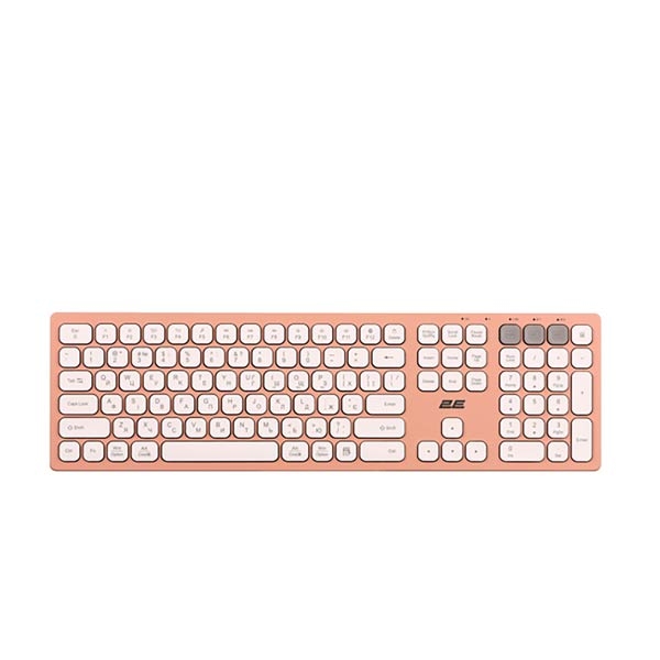 2E Keyboard Membrane KS270 WL BT EN/UK Pink White 2E-KS270WBPN_UA