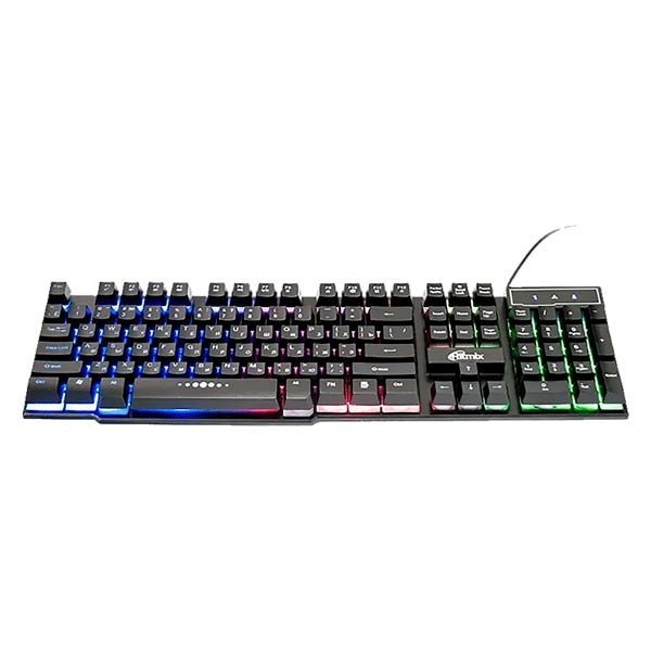 Klaviatura Ritmix RKB-200BL Black Gaming