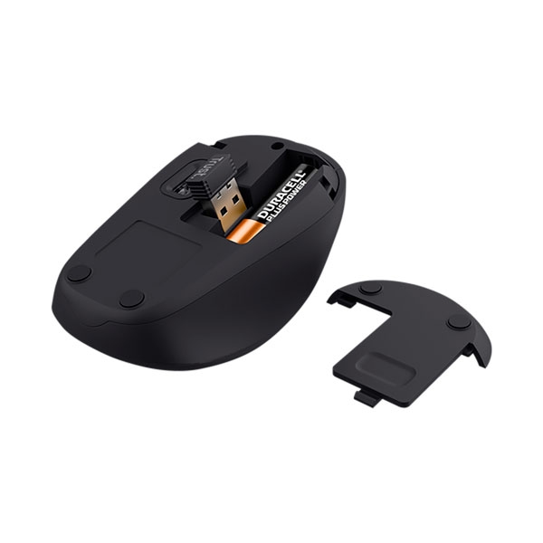 Yvi+ Silent Wireless Mouse Eco - Red