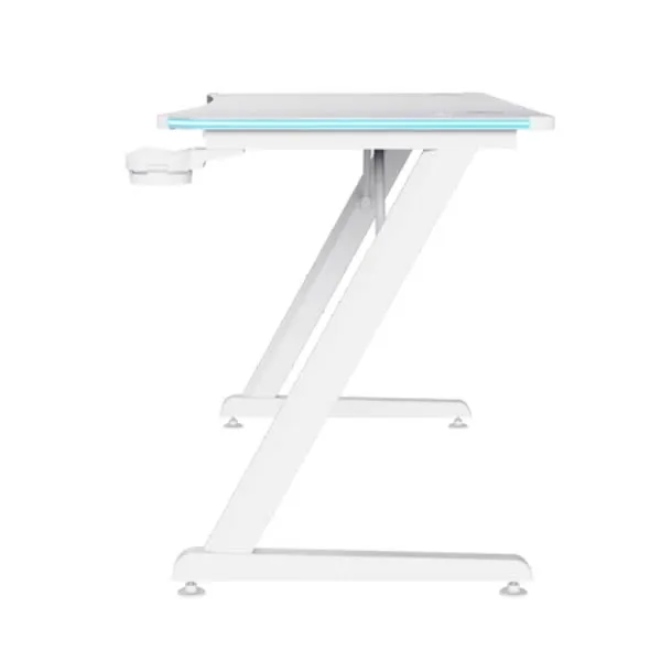 Trust GXT 709W Luminus RGB White Gaming Desk