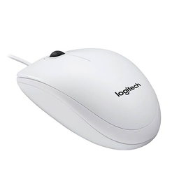 Logitech Corded Mouse B100 Business EMEA White 910-003360