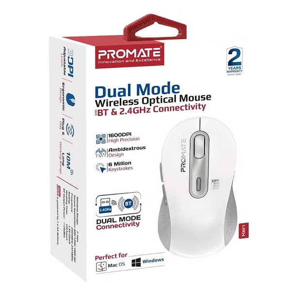  KEN White Mouse KEN.WHITE