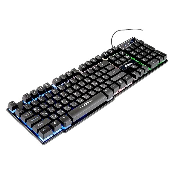Klaviatura Ritmix RKB-200BL Black Gaming