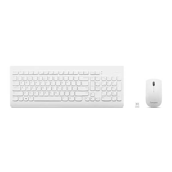 Lenovo 510 Wireless Combo Cyrill White Keyboard and Mouse GX31F38001