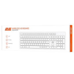 2E Keyboard Membrane KS260 WL EN/UK White 2E-KS260WWH
