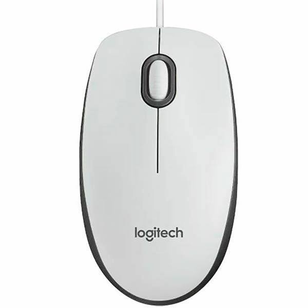 Logitech Mouse M100 White EMEA 914 AKOYA HANGTAB BOX M100 910-006764