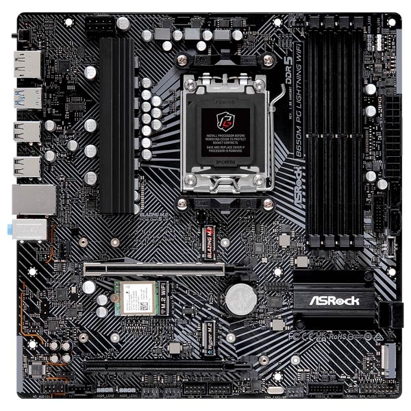 ASRock B650M PG Lightning WiFi 6E Motherboard 
