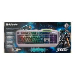Gaming Keyboard Defender Stainless steel GK-150DL