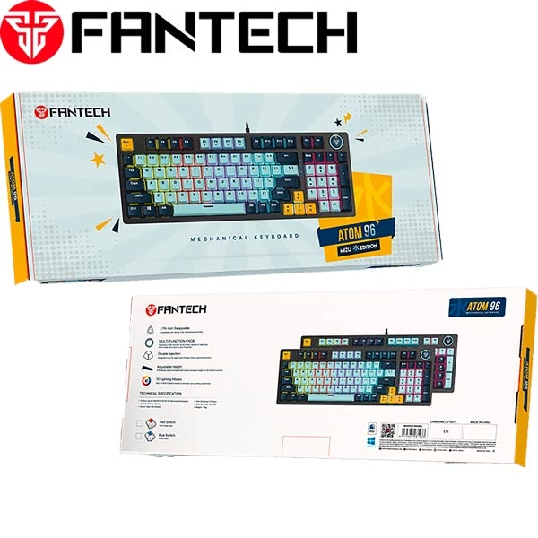 Fantech Atom96 MK890V2 Mechanical Gaming Keyboard - Sky Blue