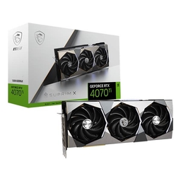 MSI GeForce RTX™ 4070 Ti 12GB Suprim X